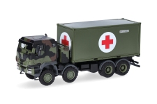 Herpa 747219-002 - H0 - Iveco Trakker 20 Container Bundeswehr